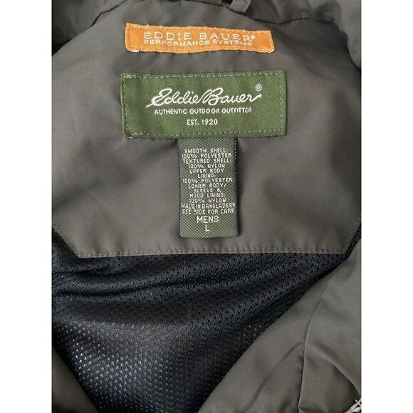 Eddie Bauer Outdoor Outfitters Jacket Army-Green Mens Size L - Picture 3 of 7
